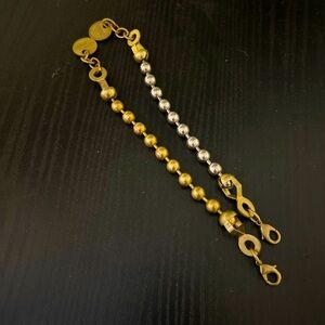 Twisted Silver BALL & CHAIN SET